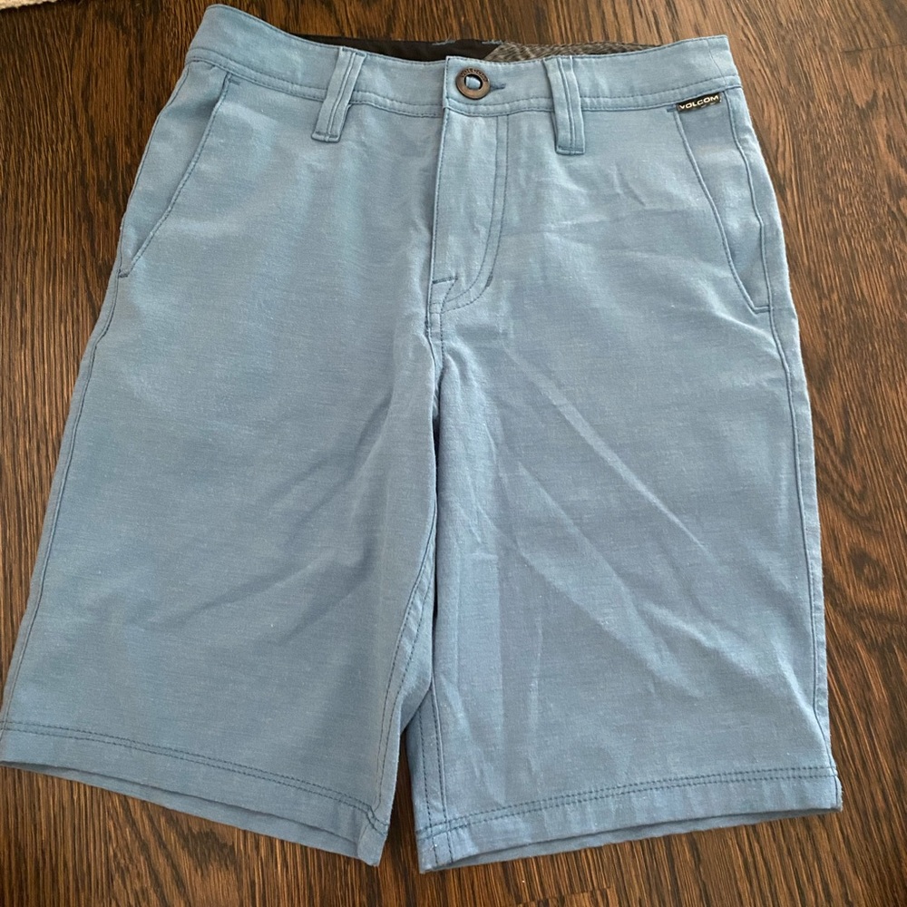 Blue boys Volcom surf shorts